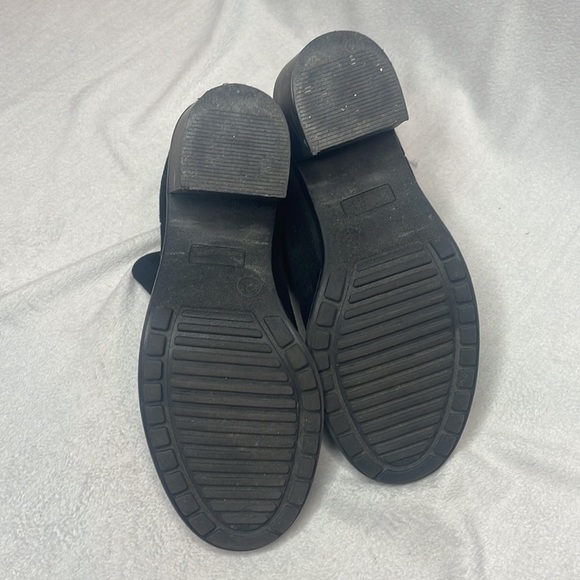 Merona Black Heeled Calf High Boot Size 8 - Picture 5 of 5